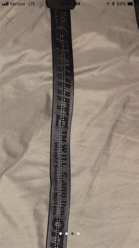 Is My Off White Belt Authentic