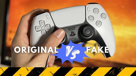 Signs of a fake PS5 controller